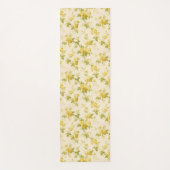 ゴールデンかわいらしイエローファームハウスフローラ ヨガマット (正面)