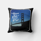 ゴールデンかわいらし素晴らしゲートブリッジ クッション (裏面)