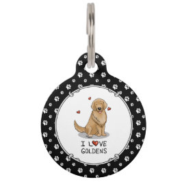 ゴールデンが大好き - ゴールデンレトリーバーが大好き ペット　ネームタグ