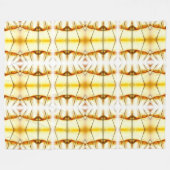 ゴールデンきらきら光る フリースブランケット (正面(横))