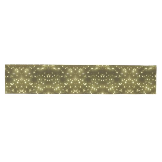 ゴールデンきらめくライツクリスマステーブルランナー ミディアムテーブルランナー (横)