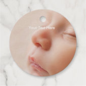 ゴールデンきらめく幾何学的実在写真ゴールドフォイル フェイバータグ (裏面)