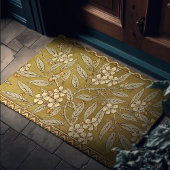 ゴールデンさくらんぼブロッサムアールデコウォルタークレーン ドアマット