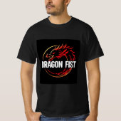 ゴールデンでドラゴン拳を撃つ Tシャツ (正面)