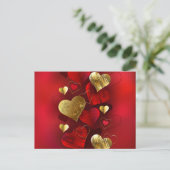 ゴールデンとレッドのバレンタイン シーズンポストカード (スタンド正面)