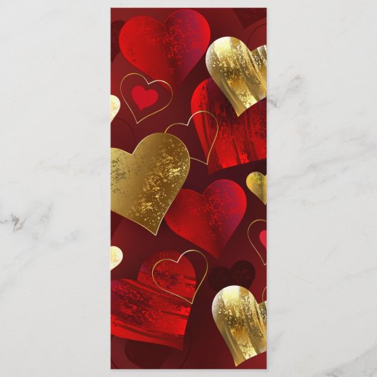 ゴールデンとレッドのバレンタイン メニュー (正面)