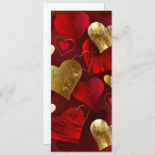 ゴールデンとレッドのバレンタイン メニュー (正面/裏面)