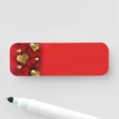 ゴールデンとレッドのバレンタイン 名札 (インサイチュ)