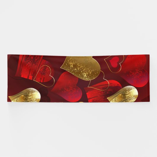 ゴールデンとレッドのバレンタイン 横断幕 (横)