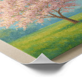 ゴールデンな抱擁 - 母と子の夕焼け キャンバス ポスター (角)