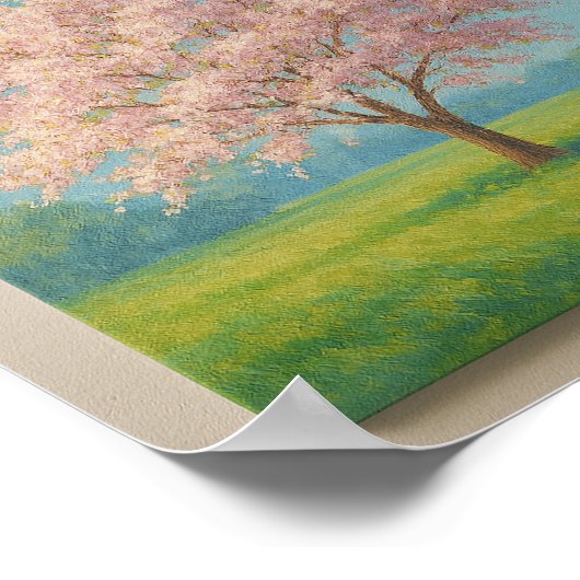 ゴールデンな抱擁 - 母と子の夕焼け キャンバス ポスター (角)