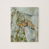 ゴールデンのマントルグラウンドリスの山レイニア ジグソーパズル (縦)