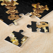 ゴールデンの輪郭:東フローラの装飾 ジグソーパズル (側面)