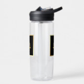 ゴールデンはかりで測オブジャスティスローテーマデザイン ウォーターボトル (左面)