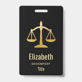 ゴールデンはかりで測オブジャスティスローテーマデザイン バッジ