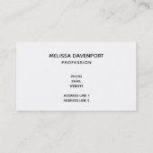 ゴールデンはかりで測オブジャスティスローテーマデザイン 名刺 (裏面)