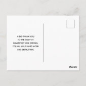 ゴールデンはかりで測・オブ・ジャスティス法テーマありがとう ポストカード (裏面)