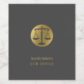 ゴールデンはかりで測・オブ・ジャスティス |プロフェッショナル ワインラベル (シングルラベル)