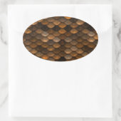 ゴールデンはかりで測 楕円形シール (バッグ)