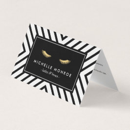 ゴールデンまつげパターモダンンサロンアフターケア 名刺