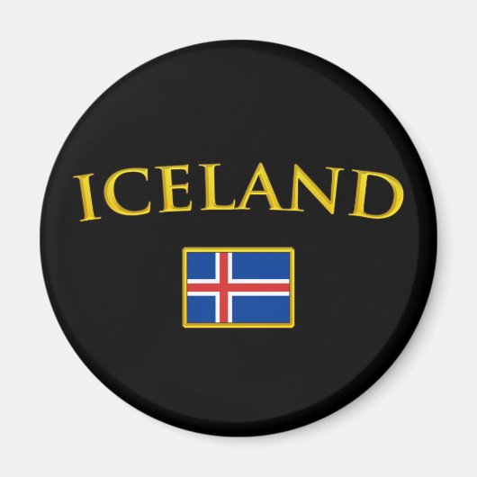 ゴールデンアイスランド マグネット (正面)