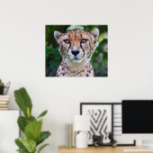 ゴールデンアイズプリント ポスター (ホームオフィス)