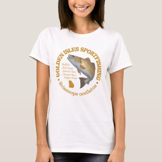 ゴールデンアイズ（レディフィッシュ） Tシャツ (正面)