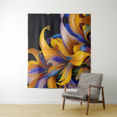 ゴールデンアイリスホスタX AI ART タペストリー (インサイチュ)