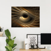 「ゴールデンアイリス」 ポスター (ホームオフィス)