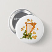 ゴールデンアイリッシュハープ – エリンゴーブラグ 缶バッジ (正面&裏面)