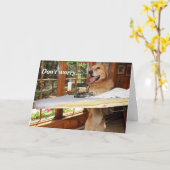 ゴールデンアイロンアウト勇気付けられる カード (黄色い花)