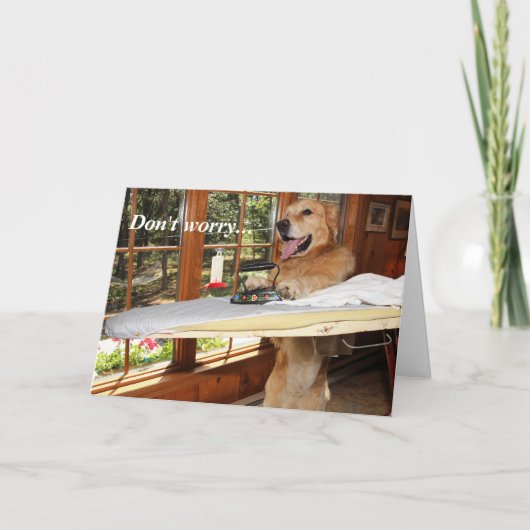 ゴールデンアイロンアウト勇気付けられる カード (正面)