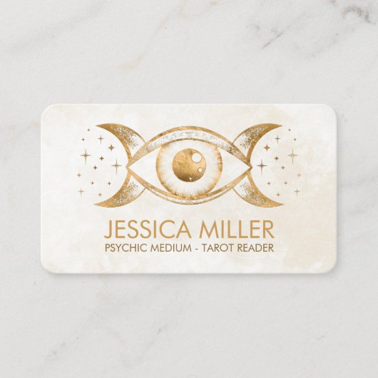 ゴールデンアイ – トリプルムーン 名刺 (正面)