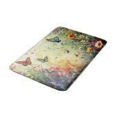 ゴールデンアクセントバタフライガーデンカスタムアート バスマット (アングル)