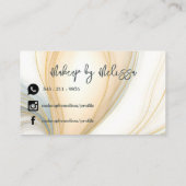 ゴールデンアゲートスワールシエレガントックプロフェッショナル 名刺 (裏面)