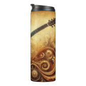 ゴールデンアコースティックギター抽象芸術アート タンブラー (回転右)