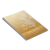 ゴールデンアスポデル葬儀記念ゲストブック ノートブック (右側)