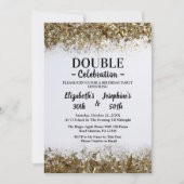 ゴールデンアダルトジョイントダブル誕生祝い 招待状 (正面)