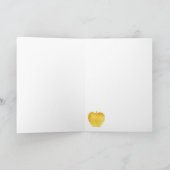 ゴールデンアップルアルファベット サンキューカード (内部)