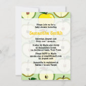 ゴールデンアップルテーマドベビーシャワー招待状 招待状 (正面)