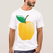 ゴールデンアップル 明るい黄色の果実 Tシャツ (正面)