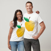 ゴールデンアップル 明るい黄色の果実 Tシャツ (ユニセックス)