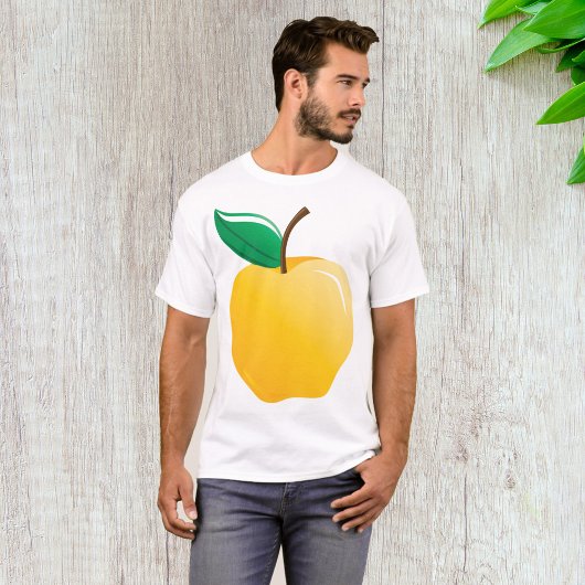 ゴールデンアップル 明るい黄色の果実 Tシャツ
