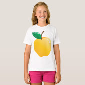 ゴールデンアップル 明るい黄色の果実 Tシャツ (正面フル)
