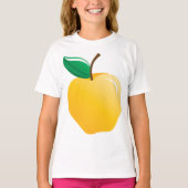 ゴールデンアップル 明るい黄色の果実 Tシャツ (正面)