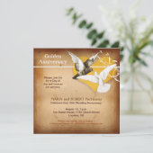 ゴールデンアニバーサリーのご招待状 招待状 (スタンド正面)