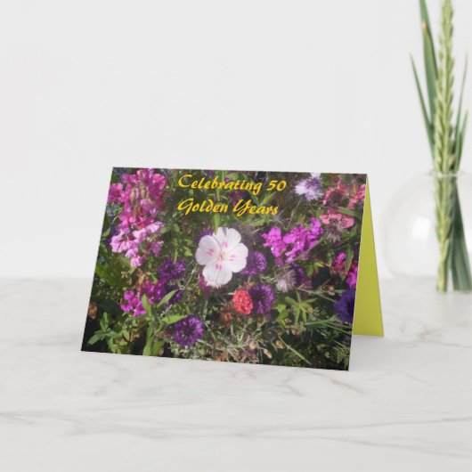 ゴールデンアニバーサリーカード カード (正面)