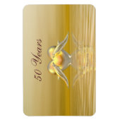 ゴールデンアニバーサリードルフィンズ&ハート マグネット (縦)