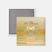 ゴールデンアニバーサリードルフィンズ&ハート マグネット (正面/裏面)