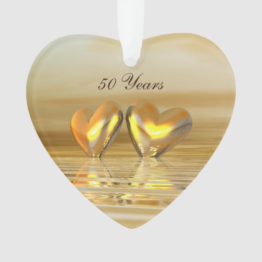 ゴールデンアニバーサリーハート オーナメント (正面)